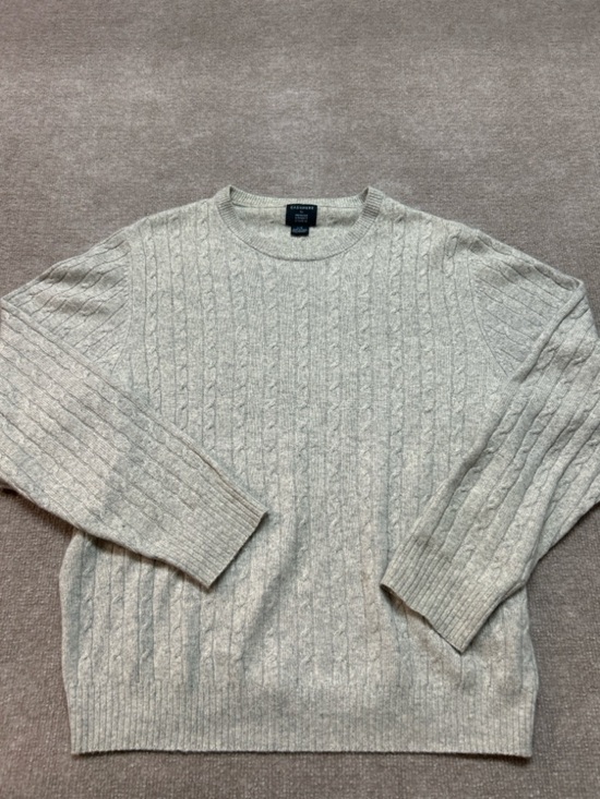 Mercer Street Studio Other - Cashmere Sweater Mercer Street Studio Large Gray Cable Knit 100% Cashmere 0903